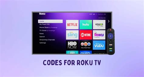 roku tv codes